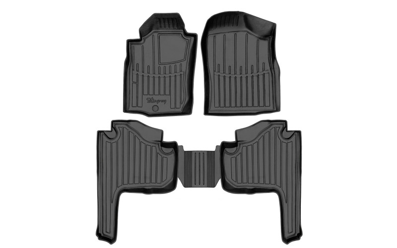3D Коврики резиновые Stingray для Toyota Hilux 2004 – 2015