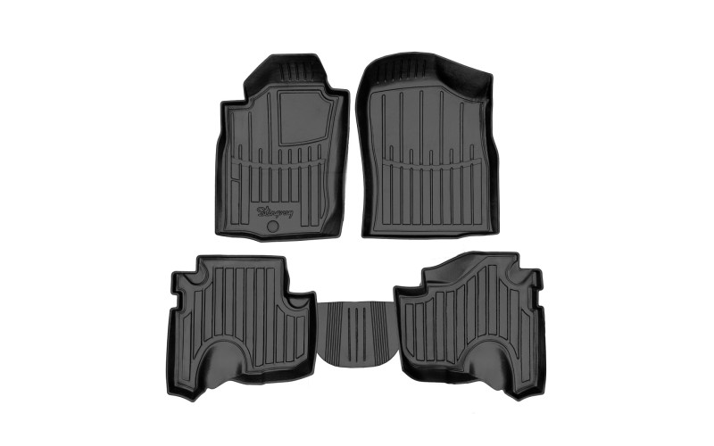 3D Килимки гумові Stingray для Toyota Land Cruiser Prado 90 1996 – 2002 3-дверний