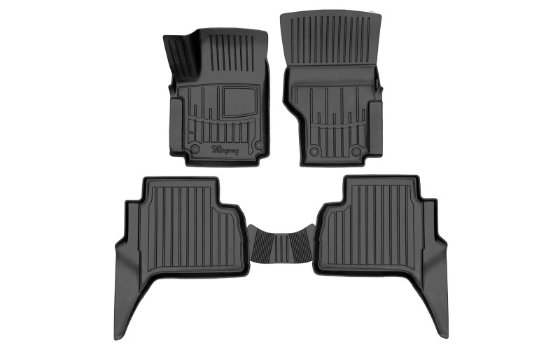 3D Килимки гумові Stingray для Volkswagen Amarok 2010 – 2022